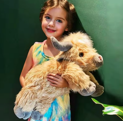 Weighted Cow Plushie Toy