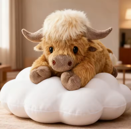 Weighted Cow Plushie Toy